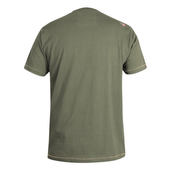 D555 Stanley T-shirt Khaki - Magliette - Magliette Uomo Taglie Forti