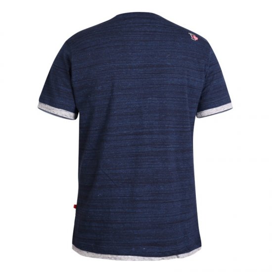 D555 Finn T-shirt Navy - Magliette - Magliette Uomo Taglie Forti