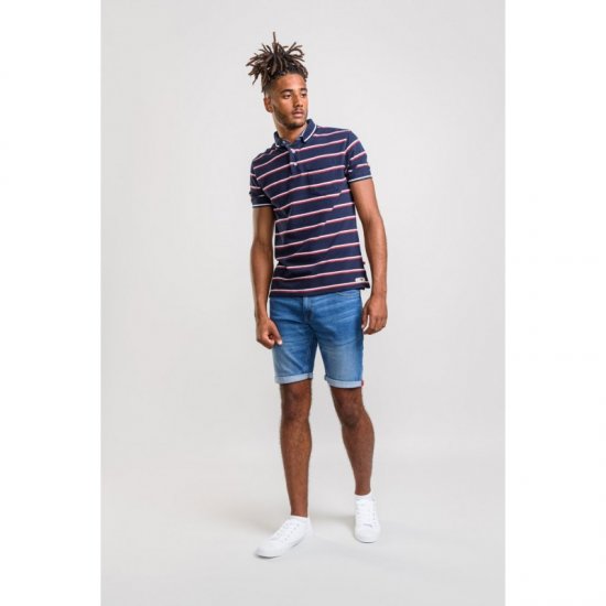 D555 Holmes Polo Navy - Polo - Polo Uomo Taglie Forti