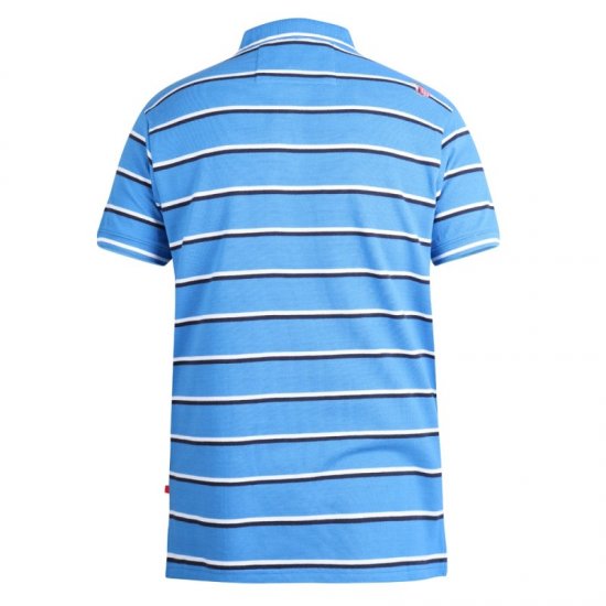 D555 Holmes Polo Blue - Polo - Polo Uomo Taglie Forti