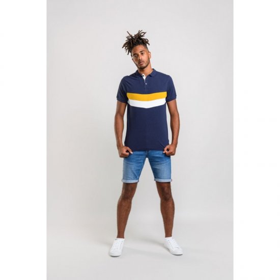 D555 Hopkins Polo Navy - Polo - Polo Uomo Taglie Forti