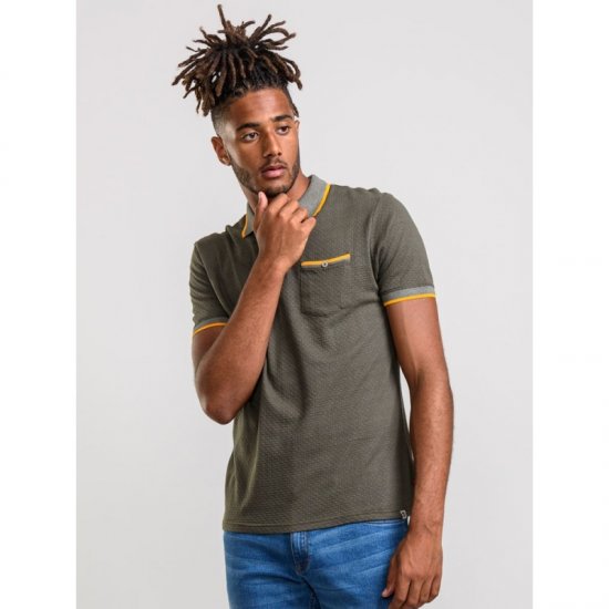 D555 Marshall Polo Khaki - Polo - Polo Uomo Taglie Forti
