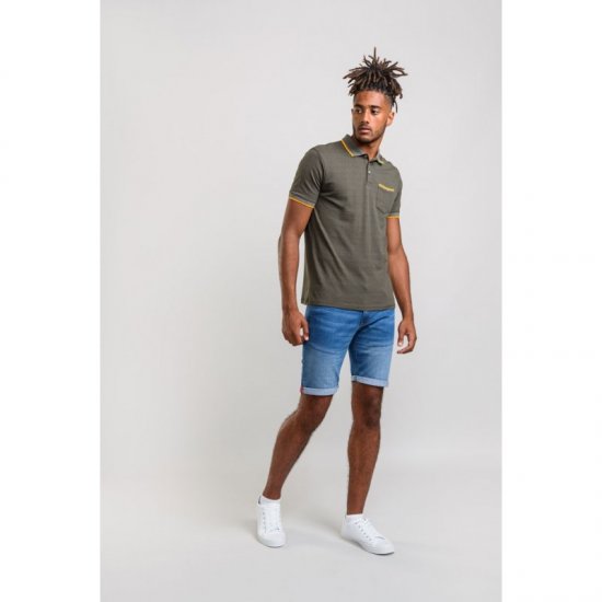 D555 Marshall Polo Khaki - Polo - Polo Uomo Taglie Forti
