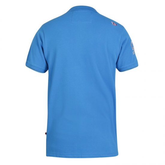 D555 Parker Polo Blue - Polo - Polo Uomo Taglie Forti