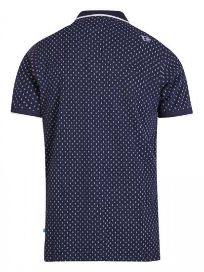 D555 Rogers Printed Polo Navy - Polo - Polo Uomo Taglie Forti