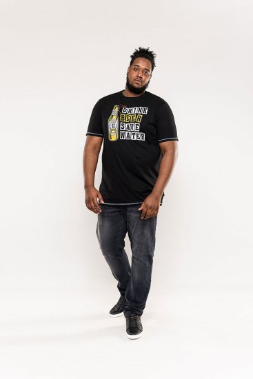 D555 Salford Save Water Drink Beer T-shirt Black - Magliette - Magliette Uomo Taglie Forti