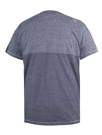 D555 Anson Originals Printed T-shirt Denim Marl - Magliette - Magliette Uomo Taglie Forti
