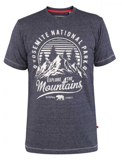 D555 Torpoint Printed T-shirt - Magliette - Magliette Uomo Taglie Forti