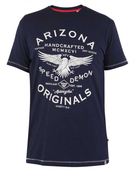 D555 Ashburton Printed T-Shirt - Magliette - Magliette Uomo Taglie Forti