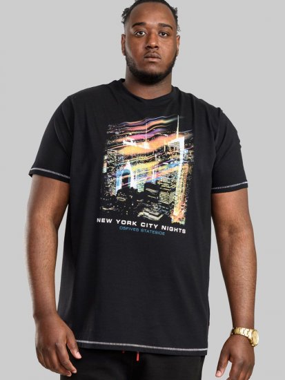 D555 Cambrone Printed T-Shirt - Magliette - Magliette Uomo Taglie Forti