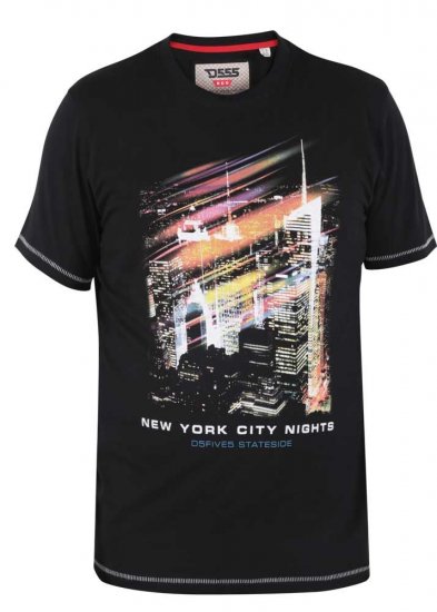 D555 Cambrone Printed T-Shirt - Magliette - Magliette Uomo Taglie Forti