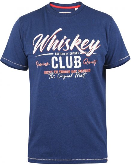 D555 ROSS Printed T-Shirt - Magliette - Magliette Uomo Taglie Forti