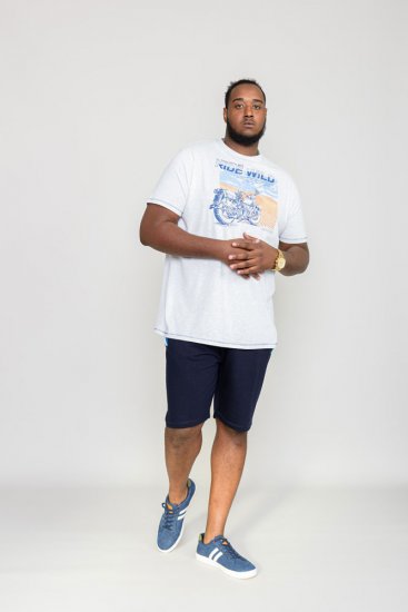 D555 LANGDON Printed T-Shirt - Magliette - Magliette Uomo Taglie Forti