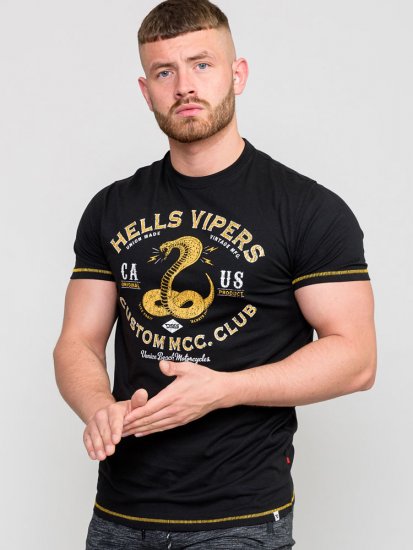 D555 WOOTON Printed T-Shirt - Magliette - Magliette Uomo Taglie Forti
