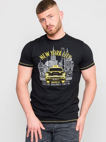 D555 WINGMORE Printed T-Shirt - Magliette - Magliette Uomo Taglie Forti