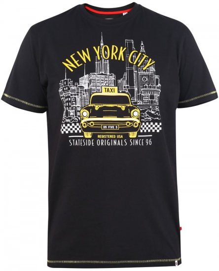 D555 WINGMORE Printed T-Shirt - Magliette - Magliette Uomo Taglie Forti