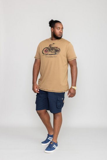 D555 RAMSGATE Printed T-Shirt - Magliette - Magliette Uomo Taglie Forti