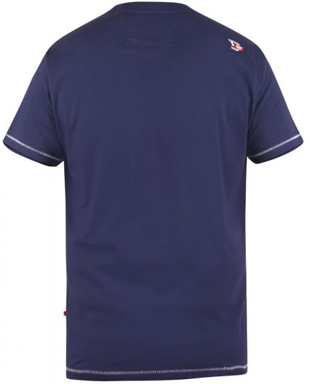 D555 CANTERBURY Printed T-Shirt - Magliette - Magliette Uomo Taglie Forti