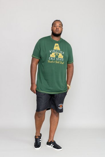 D555 TOVIL Printed T-Shirt - Magliette - Magliette Uomo Taglie Forti