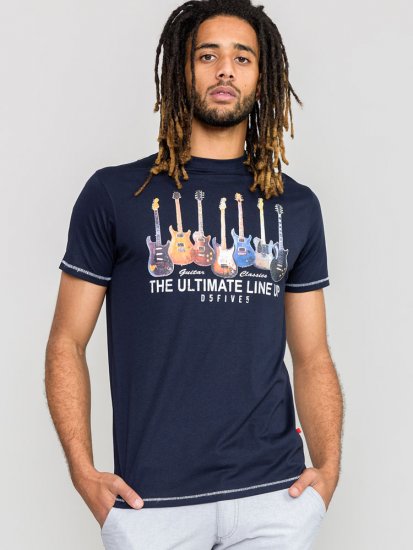 D555 PICKEMHAM Printed T-Shirt - Magliette - Magliette Uomo Taglie Forti