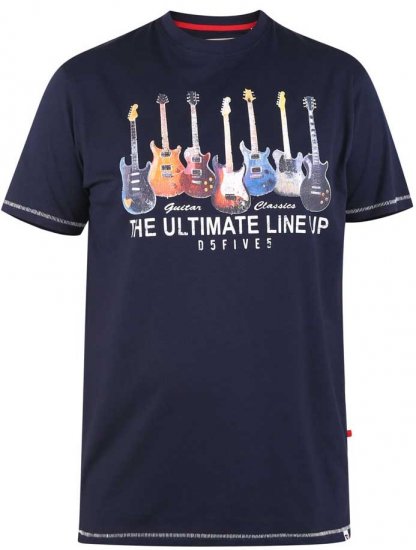 D555 PICKEMHAM Printed T-Shirt - Magliette - Magliette Uomo Taglie Forti