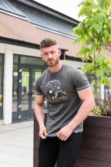 D555 BEXLEYHEATH Motorcycle Club T-Shirt - Magliette - Magliette Uomo Taglie Forti
