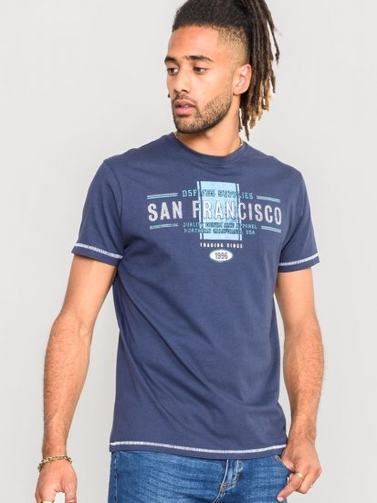 D555 WANSTEAD San Francisco T-Shirt - Magliette - Magliette Uomo Taglie Forti