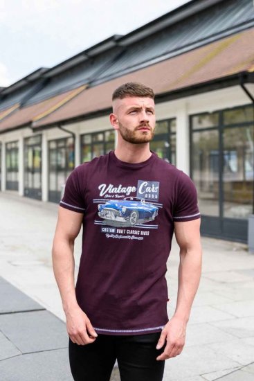D555 BUCKHURST Vintage Cars T-Shirt - Magliette - Magliette Uomo Taglie Forti