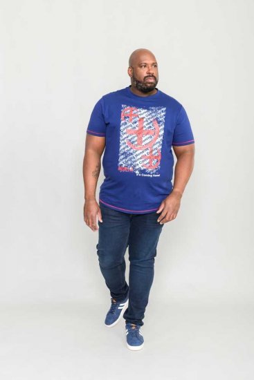 D555 GOAL Coming Home Football T-Shirt - Magliette - Magliette Uomo Taglie Forti