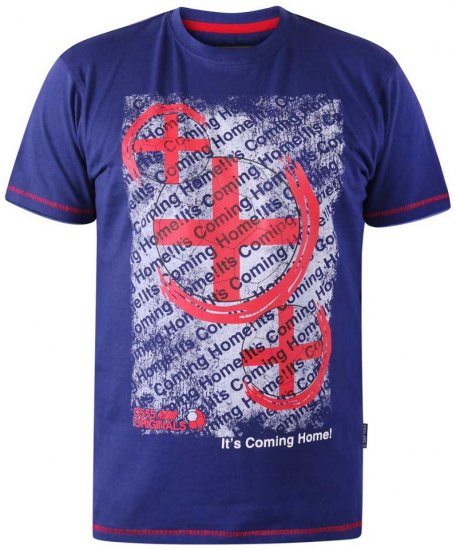 D555 GOAL Coming Home Football T-Shirt - Magliette - Magliette Uomo Taglie Forti