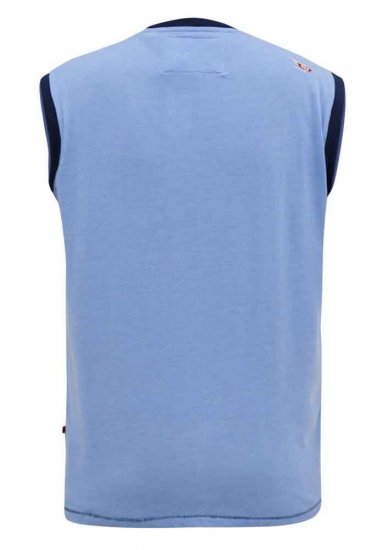 D555 Bretton Surf Board Printed Sleeveless T-Shirt - Magliette - Magliette Uomo Taglie Forti
