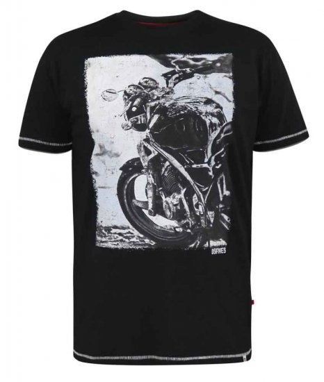 D555 Pinewood Photographic Bike Printed T-Shirt - Magliette - Magliette Uomo Taglie Forti