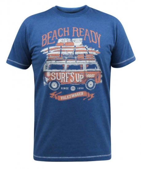 D555 Tavistock Official VW Surf'S Up Printed T-Shirt - Magliette - Magliette Uomo Taglie Forti