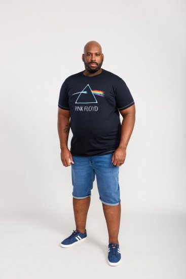 D555 Eclipse Official Pink Floyd Printed Crew Neck T-Shirt - Magliette - Magliette Uomo Taglie Forti
