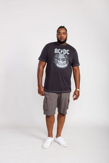 D555 Highway Official AC/DC Hells Bells Printed T- Shirt - Magliette - Magliette Uomo Taglie Forti