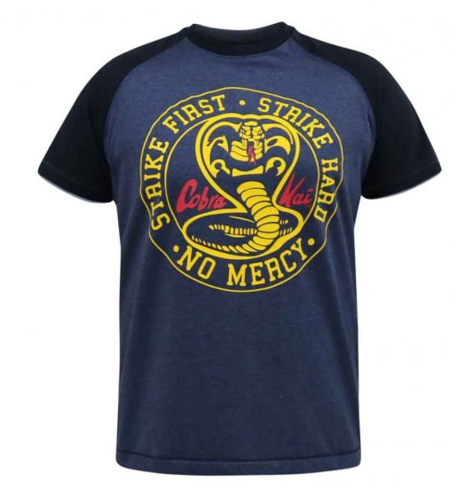 D555 Steeple Official Cobra Kai Printed T-Shirt - Magliette - Magliette Uomo Taglie Forti