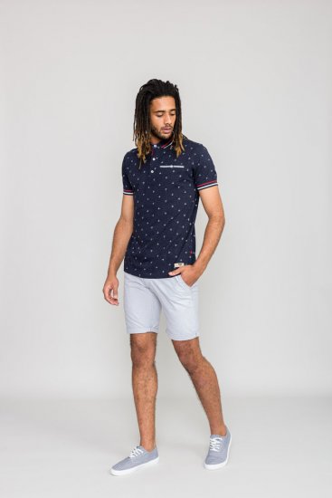 D555 SWINDON Print Polo Shirt - Polo - Polo Uomo Taglie Forti