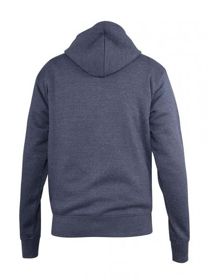 D555 Orchid Chest Printed Zip Through Hoody Denim Blue - Felpe & felpe con cappuccio - Felpe & Felpe con Cappuccio Uomo Taglie Forti