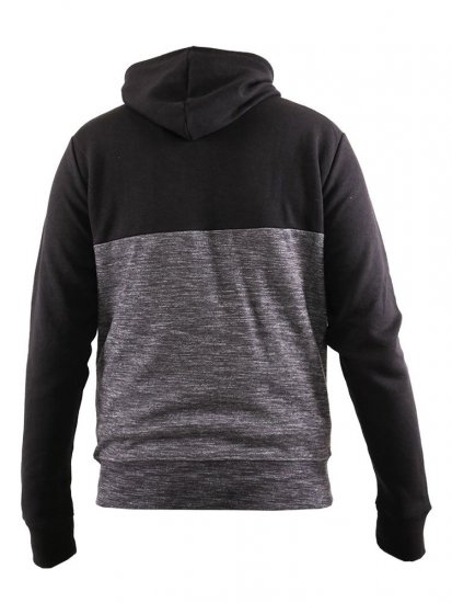 D555 Finnley Couture Hoody With Chest Embroidery Black - Felpe & felpe con cappuccio - Felpe & Felpe con Cappuccio Uomo Taglie Forti