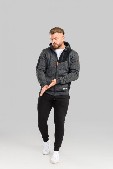 D555 Crofton Hoodie With Sherpa Lining - Felpe & felpe con cappuccio - Felpe & Felpe con Cappuccio Uomo Taglie Forti