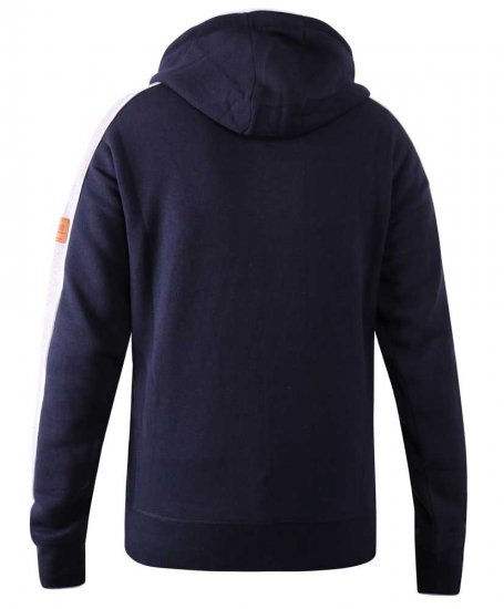D555 Eaton Full Zip Hoodie Navy - Felpe & felpe con cappuccio - Felpe & Felpe con Cappuccio Uomo Taglie Forti