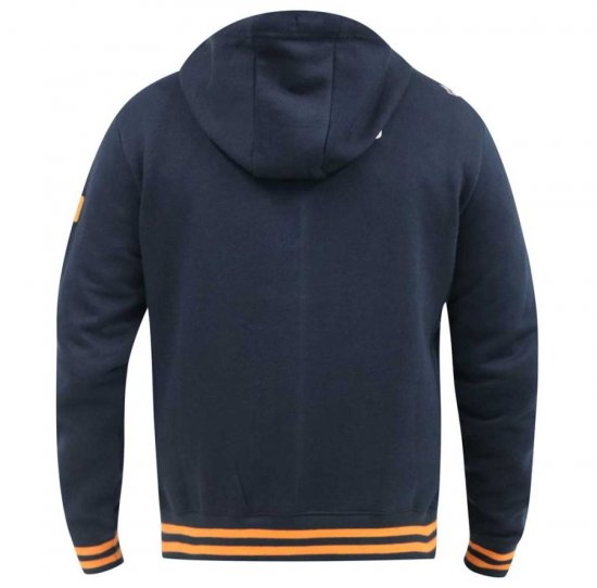 D555 Flanders Full Zip Hoody With Chest Print - Felpe & felpe con cappuccio - Felpe & Felpe con Cappuccio Uomo Taglie Forti