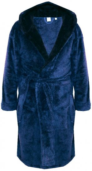 D555 Newquay Bathrobe Navy - Intimo & costumi da bagno - Intimo Taglie Forti Uomo