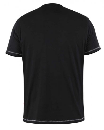 D555 SPIRIT Christmas Spirit Printed T-Shirt Black - Magliette - Magliette Uomo Taglie Forti