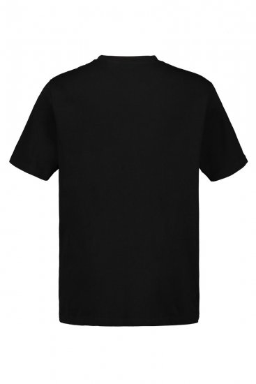 JP1880 702415 T-shirt con scollo a V Nero - Magliette - Magliette Uomo Taglie Forti