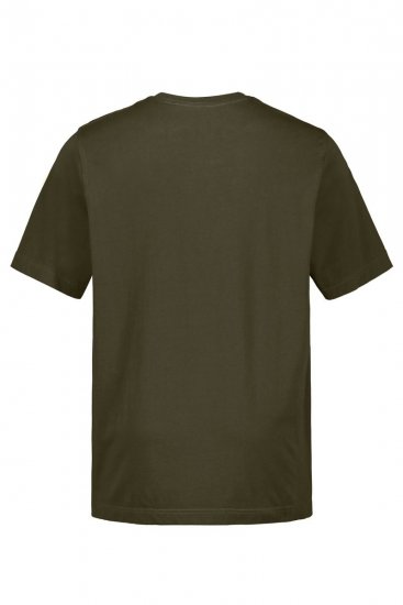 JP1880 702558 T-shirt con girocollo Oliva scuro - Magliette - Magliette Uomo Taglie Forti