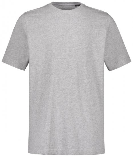 JP1880 702558 T-shirt con girocollo Grigio melange - Magliette - Magliette Uomo Taglie Forti