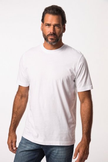 JP1880 702558 T-shirt con girocollo Bianco - Magliette - Magliette Uomo Taglie Forti