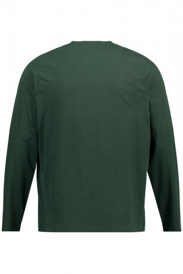 JP1880 Long Sleeve OEKO-TEX T-shirt Green - Magliette - Magliette Uomo Taglie Forti