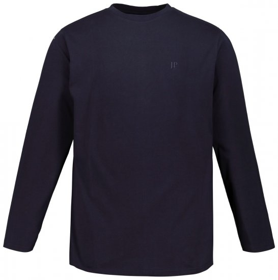 JP1880 702559 T-shirt a maniche lunghe Blu scuro - Magliette - Magliette Uomo Taglie Forti